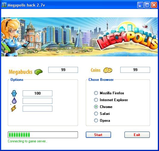 Megapolis Hack Tool